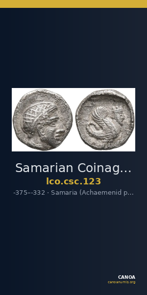 Samarian Coinage 123 — CANOA