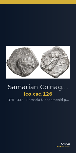 Samarian Coinage 126 — CANOA