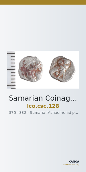 Samarian Coinage 128 — CANOA