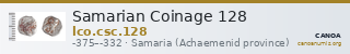Samarian Coinage 128 — CANOA