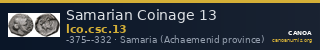 Samarian Coinage 13 — CANOA