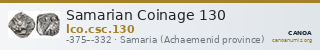 Samarian Coinage 130 — CANOA