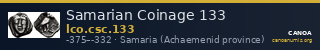 Samarian Coinage 133 — CANOA