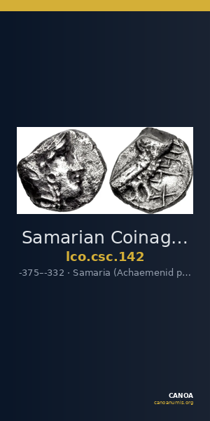 Samarian Coinage 142 — CANOA