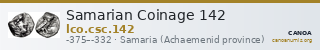 Samarian Coinage 142 — CANOA
