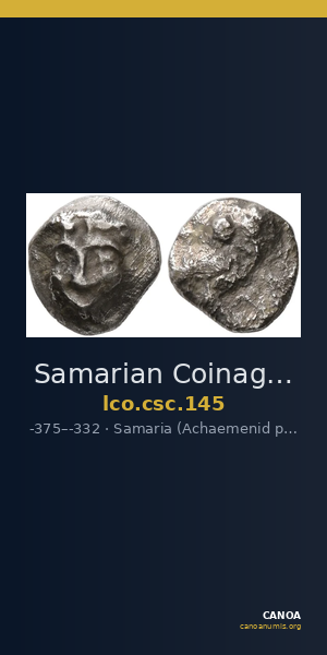 Samarian Coinage 145 — CANOA