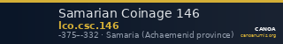 Samarian Coinage 146 — CANOA