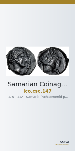 Samarian Coinage 147 — CANOA