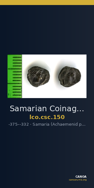 Samarian Coinage 150 — CANOA
