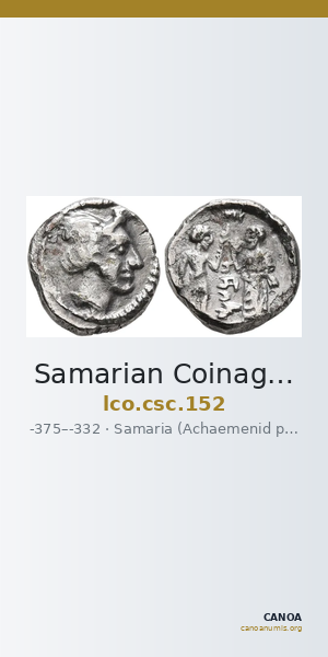 Samarian Coinage 152 — CANOA