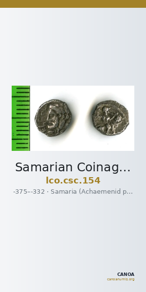 Samarian Coinage 154 — CANOA