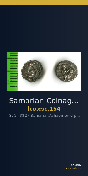 Samarian Coinage 154 — CANOA