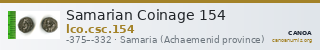 Samarian Coinage 154 — CANOA