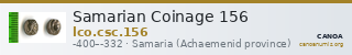 Samarian Coinage 156 — CANOA