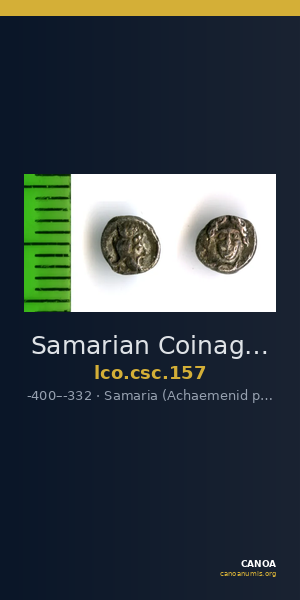 Samarian Coinage 157 — CANOA