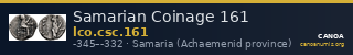 Samarian Coinage 161 — CANOA