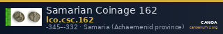Samarian Coinage 162 — CANOA