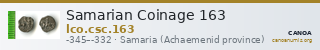 Samarian Coinage 163 — CANOA
