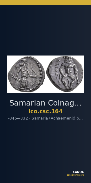 Samarian Coinage 164 — CANOA