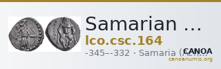 Samarian Coinage 164 — CANOA