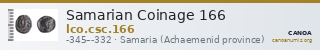 Samarian Coinage 166 — CANOA
