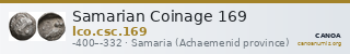 Samarian Coinage 169 — CANOA