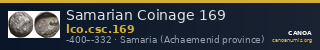 Samarian Coinage 169 — CANOA
