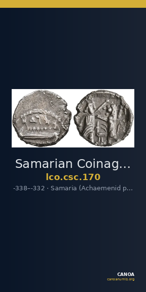 Samarian Coinage 170 — CANOA