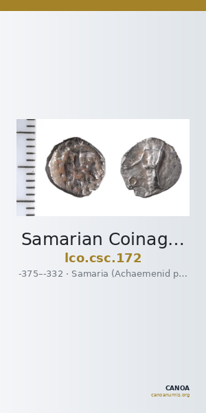 Samarian Coinage 172 — CANOA