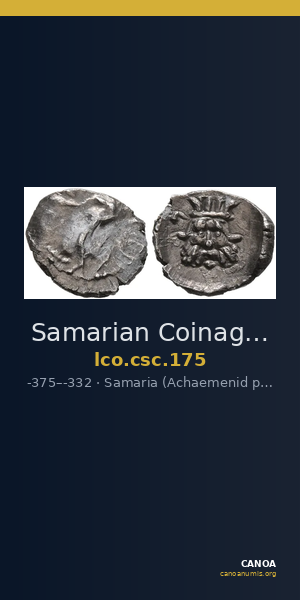 Samarian Coinage 175 — CANOA