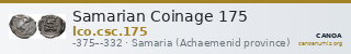 Samarian Coinage 175 — CANOA