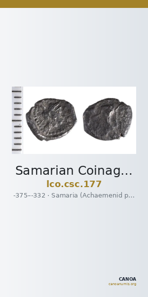 Samarian Coinage 177 — CANOA