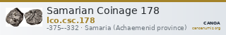 Samarian Coinage 178 — CANOA