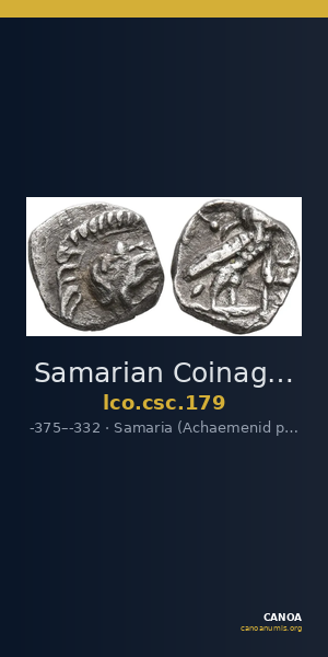 Samarian Coinage 179 — CANOA