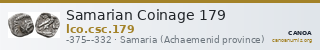 Samarian Coinage 179 — CANOA