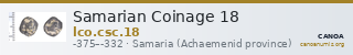 Samarian Coinage 18 — CANOA