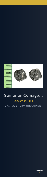Samarian Coinage 181 — CANOA