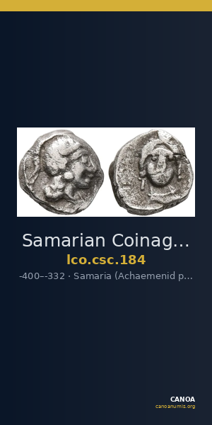 Samarian Coinage 184 — CANOA