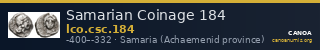 Samarian Coinage 184 — CANOA