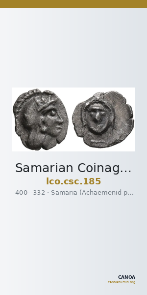 Samarian Coinage 185 — CANOA