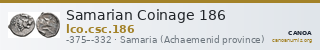 Samarian Coinage 186 — CANOA