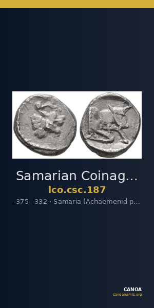 Samarian Coinage 187 — CANOA