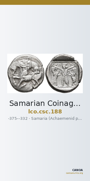 Samarian Coinage 188 — CANOA