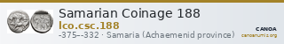 Samarian Coinage 188 — CANOA