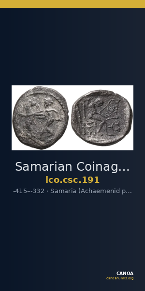 Samarian Coinage 191 — CANOA