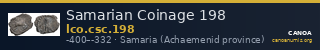 Samarian Coinage 198 — CANOA