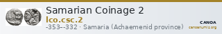 Samarian Coinage 2 — CANOA