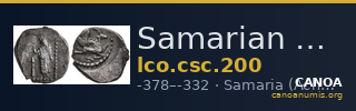 Samarian Coinage 200 — CANOA