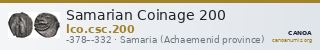Samarian Coinage 200 — CANOA