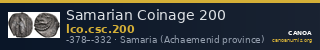 Samarian Coinage 200 — CANOA